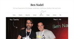 Desktop Screenshot of bennadel.com